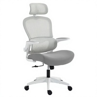 Chaise de bureau ergonomique confortable pour la maison et le bureau, idéale pour les longues sessions d'étude, avec dossier en maille 3D pour les élèves du collège