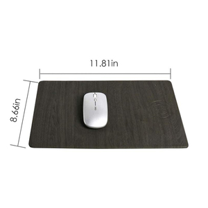 Alfombrilla de Ratón Inalámbrica Universal de Cuero PU de Alta Calidad, Novedad <span class=keywords><strong>2021</strong></span>, con Logotipo OEM para Promociones Empresariales y Bodas - Product Image 6