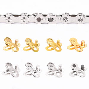 <span class=keywords><strong>Cadena</strong></span> de <span class=keywords><strong>Bicicleta</strong></span> con Hebilla Mágica de Liberación Rápida |   Para bicicletas de montaña y carretera de 6-11 velocidades - Product Image 2