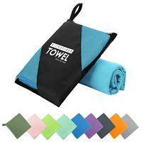 Serviette en microfibre idéale pour les voyages, la salle de sport et le camping, séchage rapide, convient pour les excursions, la plage, la douche, la randonnée, la piscine