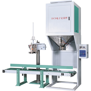 DCS-100A DCS-100AZ büyük ambalaj ölçekli yarı otomatik pirinç mercimek fasulye mısır besleme paketleme makinesi pnömatik tahrik - Product Image 1