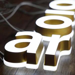 Lettres LED directes d'usine, enseigne en acrylique, lettres lumineuses, logo lumineux, signalétique personnalisée, enseigne LED pour entreprise - Product Image 4