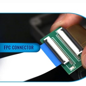 Fpc коннектор 0,7 мм шаг 10 Pin ч A50 вертикальные Fpc/Ffc коннекторы 0,5 мм 0,7 мм 20 Pin Back 30pin Ffc Fpc коннектор