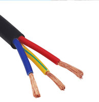 Kabel fleksibel selubung PVC inti tembaga untuk peralatan rumah tangga 4x0, 75-mm m² kabel daya lembut kawat listrik berbagai ukuran 4x1 4x1,5
