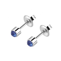 En gros haute poli en acier inoxydable oreille piercing goujons bijoux affichage