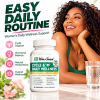 Capsules Myo-Inositol Vitex pour le bien-être féminin, soutien quotidien du cycle, D-Chiro-Inositol, Ashwagandha, Folate, CoQ10, complément alimentaire