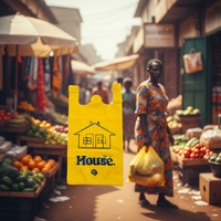 Sacoches en PEHD noires pour gilets, sacs d'emballage jaunes pour maison - Offre Spéciale |   Le meilleur choix sur le marché sénégalais, robuste et disponible en tailles personnalisées
