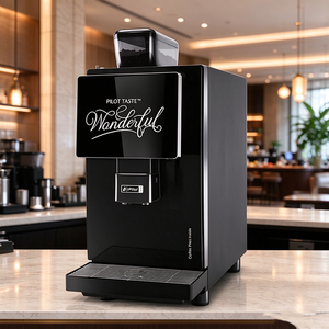 Cafetera Automática de Granos con Pantalla Táctil, Máquina de Espresso Comercial de 3000W con Autolimpieza, Ideal para Hoteles y Oficinas - Product Image 4