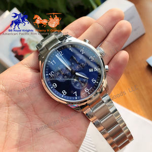 Montre de qualité supérieure 5A, sport et loisirs, simple, quartz, acier inoxydable, cristal saphir, étanche 100m, trois cadrans lumineux - Product Image 6