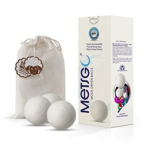 Organic New Zealand Wool <b>Dryer</b> Felt <b>Balls</b> Reusable Eco-Friendly Smell Removal & Dehumidification XL 6-Pack High Quality - Product Image 1