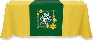Chemin de table 100 % polyester 183 cm x 61 cm, supports vierges pour sublimation, pour logo personnalisé, décoration de fête, publicité pour vendeurs, couverture - Product Image 2