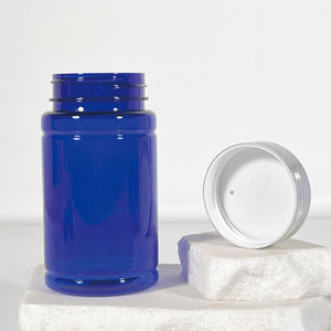 ขวดพลาสติกสีฟ้าขนาด60มล. ~ 950มล. ขวดบรรจุแคปซูลระดับไฮเอนด์สำหรับสัตว์เลี้ยงขวดจ่ายน้ำมันปลาลูกอมเม็ดยา - Product Image 5