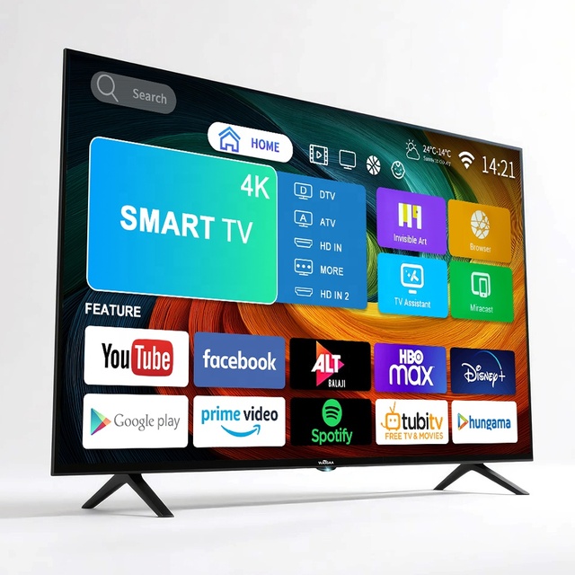 China Oem Made Unbreakable Android 24 32 40 42 50 60 Inch 12v Dc Motherboard Universal Full Flat Screen 4k Smart Lcd Led Tv