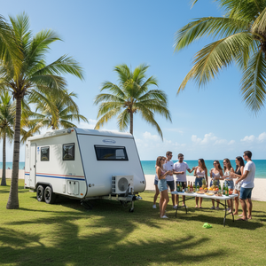 Caravana de Aluminio Ligera de Diseño Moderno con Doble Eje para Viajes Todoterreno, Casa Rodante, Remolque de Viaje - Product Image 6