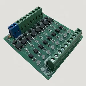 Controlador de válvula eletromagnética mcu plc mos, placa de amplificador de transistor, entrada totalmente compatível com pnp ou saída npn 3.3-24v