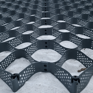 Géocellule 3D <span class=keywords><strong>en</strong></span> PEHD alvéolée pour stabilisation des sols, hauteur 100 mm, pour la protection des pentes et le contrôle <span class=keywords><strong>de</strong></span> l'érosion des sous-drivages routiers - Product Image 3