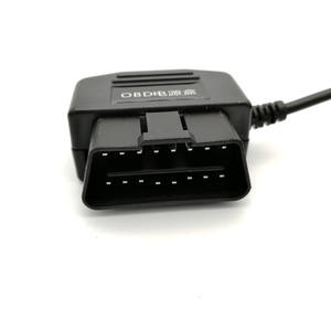 OBD2 автомобильный зарядный кабель OBD2 16pin к <span class=keywords><strong>USB</strong></span> <span class=keywords><strong>Mini</strong></span> <span class=keywords><strong>USB</strong></span> для Android телефон DVR цифровая видеокамера GPS - Product Image 6