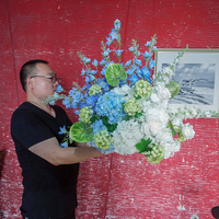 DKB Lage Prijs Kunstbloemenbol Zijden Bruiloft Tafeldecoratie Bloemdecoratie Bruiloft Decoratie Benodigdheden Bloemenbol