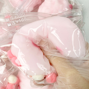 Juguete de cerdo de silicona para niños, novedoso, antiestrés, pelota para apretar, simulación, juego de entretenimiento, alivio de la presión, elástico - Product Image 2