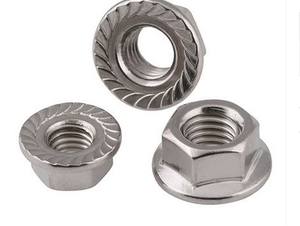 Vente en gros d'écrous à bride de blocage en acier au carbone M3-M12 <span class=keywords><strong>avec</strong></span> <span class=keywords><strong>rondelle</strong></span> à écrou rotatif M4-M7 zingué et nickelé - Product Image 2