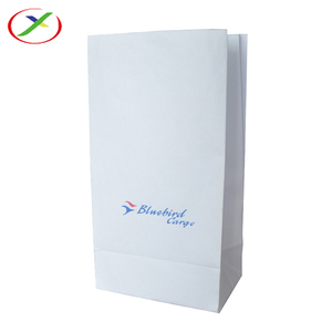 Bolsa de Papel Kraft Biodegradable Personalizada <span class=keywords><strong>Marrón</strong></span> y Blanca con Fondo Cuadrado para Mareos, con su Propio Logotipo - Product Image 6