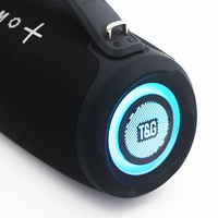Altavoz Portátil Inalámbrico Bluetooth TG-395 OEM de Alta Fidelidad, con Luces LED, Woofer, Bajos Potentes, Resistente al Agua, Ideal para Fiestas