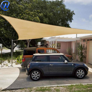 Voile d'ombrage pour <span class=keywords><strong>parking</strong></span> de voiture taille personnalisée voile d'ombrage PEHD auvent pour auvent de piscine Triangle d Ring voile d'ombrage - Product Image 3