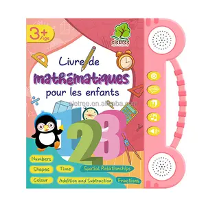 Trẻ Em Tiếng Pháp Bài Hát Điện Tử Thông Minh Học Tập Giáo Dục Đồ Chơi Tương Tác Bảng Điện Tử Cuốn Sách Với Các Nút
