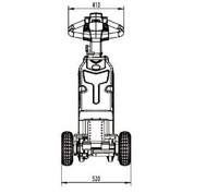 Géant-Déplacer Vente Chaude Électrique Mini 1 Ton Remorqueur Remorquage Tracteur, Électrique de Remorquage Remorqueur Tracteur Pour Déplacer Cages Et Chariot