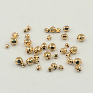 Véritable matériau GF rempli d'or 14K <span class=keywords><strong>pour</strong></span> bijoux <span class=keywords><strong>bracelets</strong></span> de bricolage faisant <span class=keywords><strong>des</strong></span> perles d'espacement à facettes de haute qualité - Product Image 4