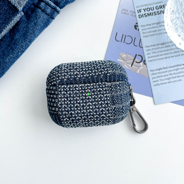 Denim Wireless Earphones Case for Apple for AirPods Pro 1/2/3 Shockproof Protective Cover Protectors