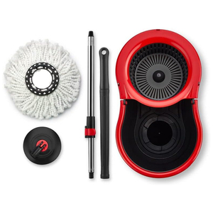 Manufacturer Best-seller Modern Design 360 Degree Rotation Magic Mop Bucket Household Mop Cleaning Set Microfiber Stainless - Product Image 5