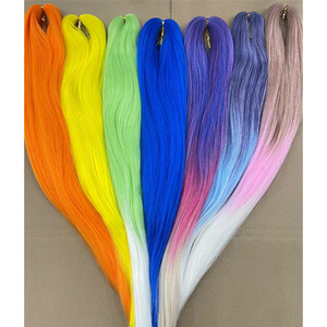 Super Braib Kanekalon, tresses définitionnées, postiche en fibre Kanekalon, faible chaleur, cheveux à tresser Kankelon pré-étirés, marque privée - Product Image 2