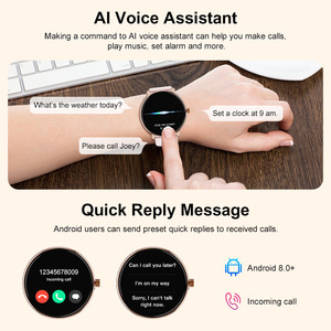 Montre connectée T39 Bluetooth avec écran AMOLED de 1,32 pouce, surveillance de la fréquence cardiaque, de l'oxygène sanguin, de la pression artérielle et du sommeil - Product Image 4