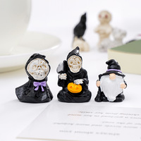 Nouvelle poupée sorcier momie d'Halloween KI Yuewu, accessoires décoratifs mignons à faire soi-même, bibelot pour voiture ou bureau