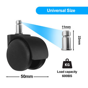 KEDE Fabrik Großhandel <span class=keywords><strong>China</strong></span> Möbel Kunststoff-Einsatzräder Teile Bürostuhlrollen - Product Image 6