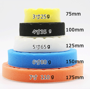 Tùy chỉnh OEM bán buôn 6 <span class=keywords><strong>inch</strong></span> kim cương miếng bọt biển đánh bóng <span class=keywords><strong>Buffing</strong></span> <span class=keywords><strong>Pads</strong></span> Đối với xe cơ thể đánh bóng và chăm sóc - Product Image 2