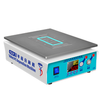 Pompa vakum kuat YD-932max, Platform pemanas penghilang layar pemisah LCD 16 inci untuk perbaikan alat telepon OCA penghilang lem