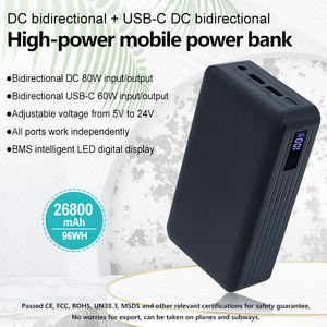 Produits tendance 2025 nouveautés batterie externe <span class=keywords><strong>26800</strong></span> MAh batterie externe câble 3-en-1 câble Type C/câble Micro USB - Product Image 2