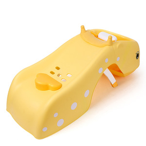 Childrens Shampoo <b>Chair</b> Pink Foldable Reclining <b>Bath</b> Bed For <b>Baby</b> And Child Home Use With Plastic Basin And PP Material - Product Image 5
