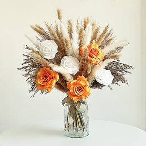 Bouquets et Vases de <span class=keywords><strong>Fleurs</strong></span> Artificielles <span class=keywords><strong>Séchées</strong></span> Personnalisés en Gros pour Décorations de Bouquets de Mariée de Noël et de Saint-Valentin - Product Image 2