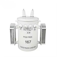 Transformador de Distribución Monofásico Sumergido en Aceite KLEAD, 50Hz, Baja Tensión, Tanque Cilíndrico, OEM Disponible
