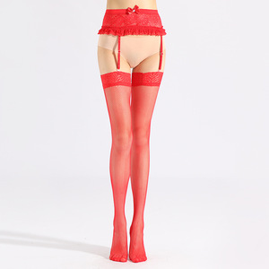 <span class=keywords><strong>Porte</strong></span>-jarretelles en dentelle Découpe Femmes Collants Bas Dames Sexy Collants Sexy Transparent Ultra-mince Découpe Passion Uniforme Sous-vêtements - Product Image 5
