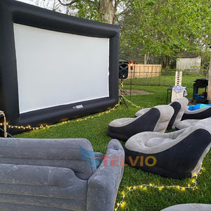 <span class=keywords><strong>Grand</strong></span> écran de cinéma gonflable pour l'extérieur, projecteur de jardin, écran gonflable pour cinéma avec canapé gonflable pour les fêtes - Product Image 3