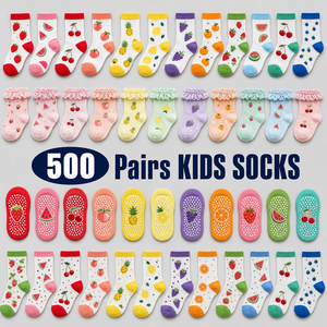 Bulk Wholesale Children Mixed <b>Socks</b> Boys <b>Girls</b> Colorful Printed Assorted Styles Kids <b>Socks</b> For Retailer Random Mix - Product Image 1
