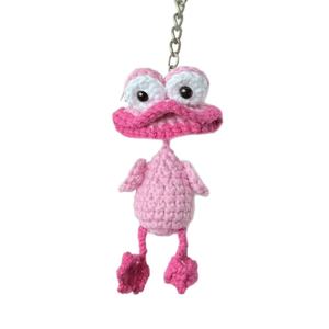 Ciondolo in cotone all'uncinetto a forma di anatra, piccolo e carino, decorazione per la <span class=keywords><strong>casa</strong></span> <span class=keywords><strong>con</strong></span> collo oscillante - Product Image 5