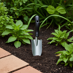 Truelle de jardinage en acier inoxydable avec poignée ergonomique pour la plantation et le creusement du sol - Product Image 2