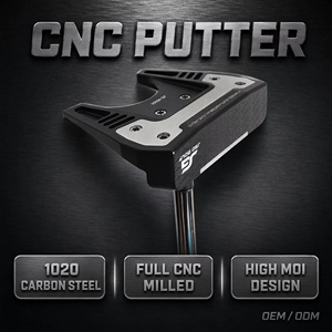 <span class=keywords><strong>Putter</strong></span> mallet en acier au carbone 1020 usiné avec précision, design anti-reflet à <span class=keywords><strong>MOI</strong></span> élevé, face douce au toucher pour une meilleure précision de putting - Product Image 1