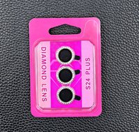 Film de protection pour objectif d'appareil photo Iridescent Diamond Eagle Eye compatible avec Samsung S26/S25 Ultra, S24 Ultra, A16, A55