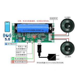 Carte amplificateur Xh-A153 double canal 5W+5W, kit audio DIY pour enceintes maison, système audio portable - Product Image 1